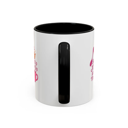 Joyful Crown Accent Coffee Mug | Perfect for Birthdays, Gifts, Home Decor, Coffee Lovers, Daily Motivation