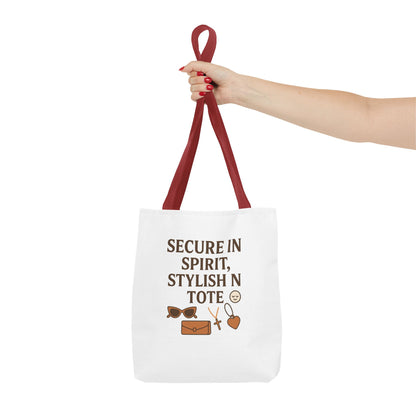 Stylish Tote Bag with Inspirational Quote | Eco-Friendly, Reusable, Perfect for Shopping, Gifts, and Everyday Use