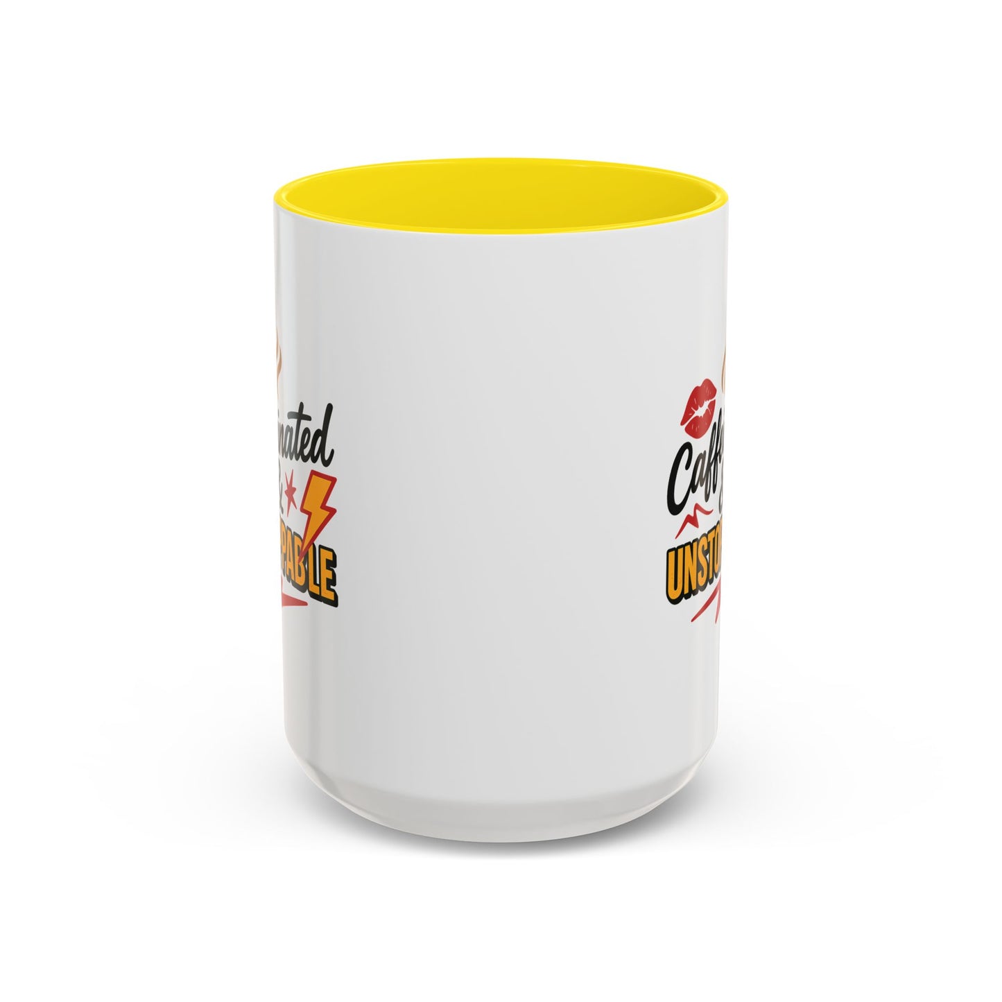 Caffeinated & Unstoppable Coffee Mug - Fun Gift for Coffee Lovers, Cute Office Decor, Motivational Drinkware, Perfect for Birthdays, [...]