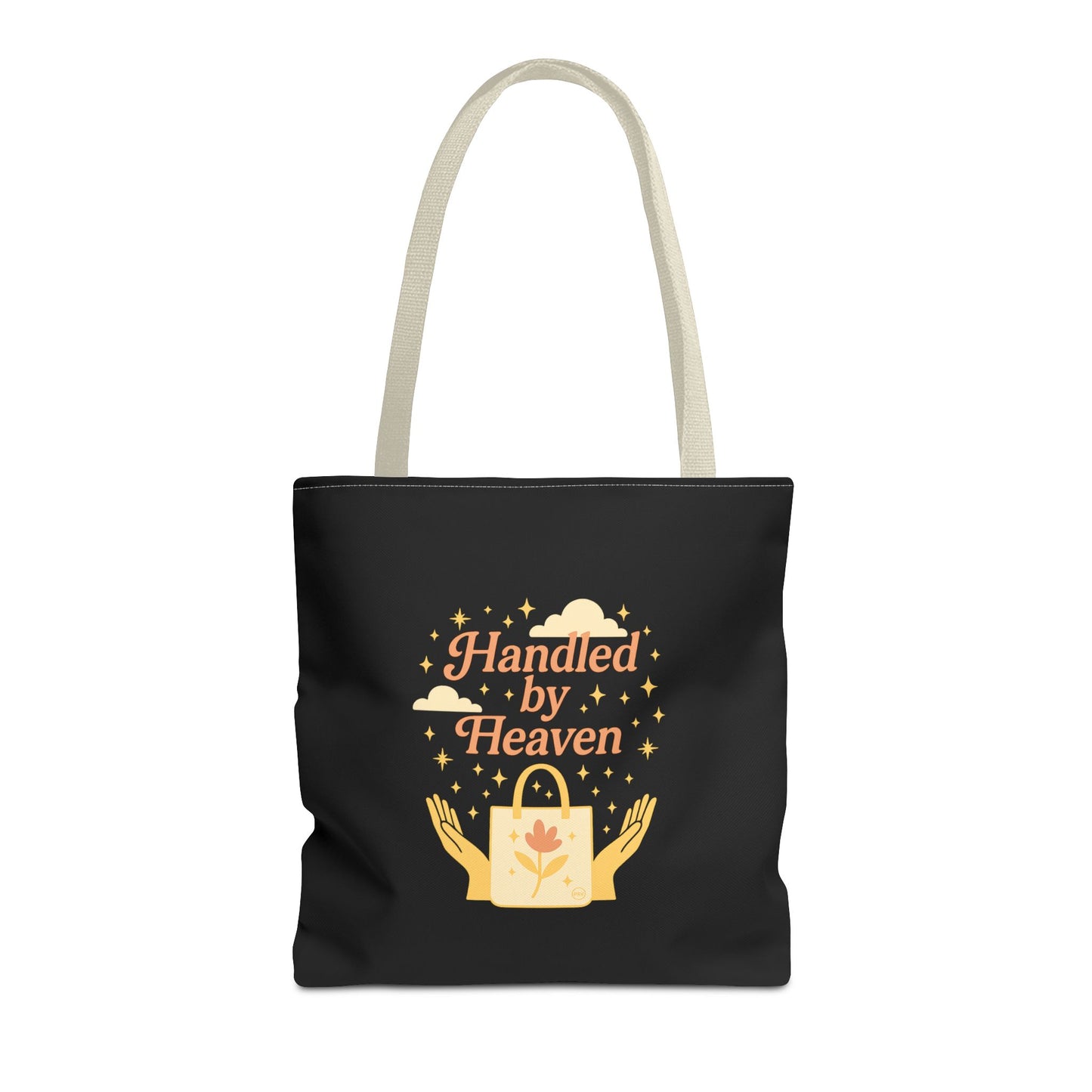 Heavenly Handled Tote Bag - Eco-Friendly Gift, Everyday Carry, Shopping Companion, Gift for Her, Travel Essential