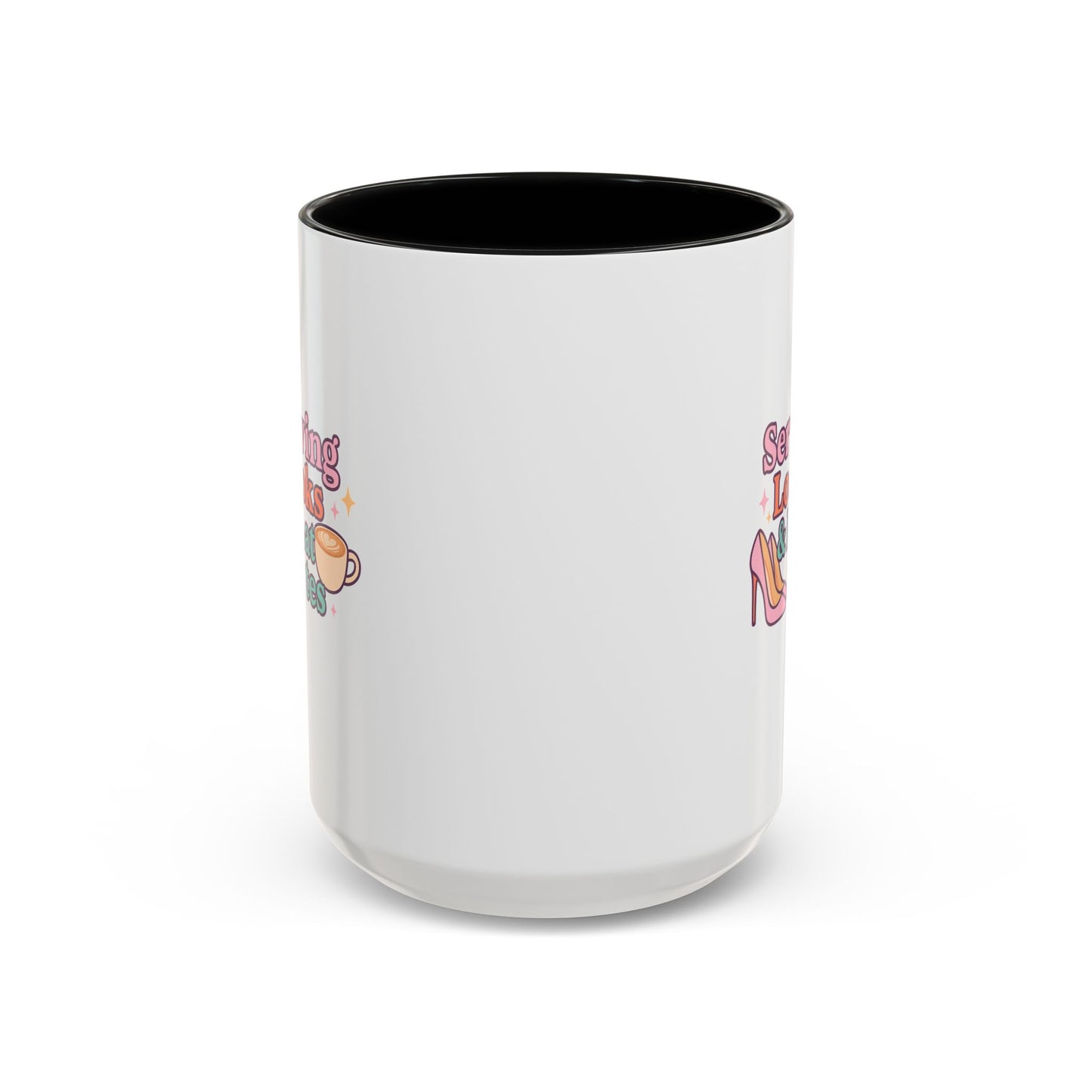 Chic Coffee Mug: Serving Looks & Lattes | Trendy Gift for Coffee Lovers, Fashion Enthusiasts, Housewarming, Birthdays, Mom's Day