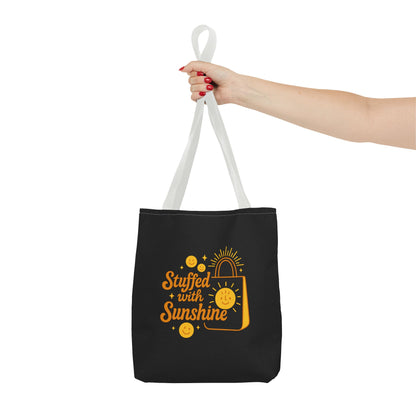 Sunshine Tote Bag Brighten Your Day  Reusable Shopping Bag  Beach Tote  Gift Idea for Friends  Summer Essentials