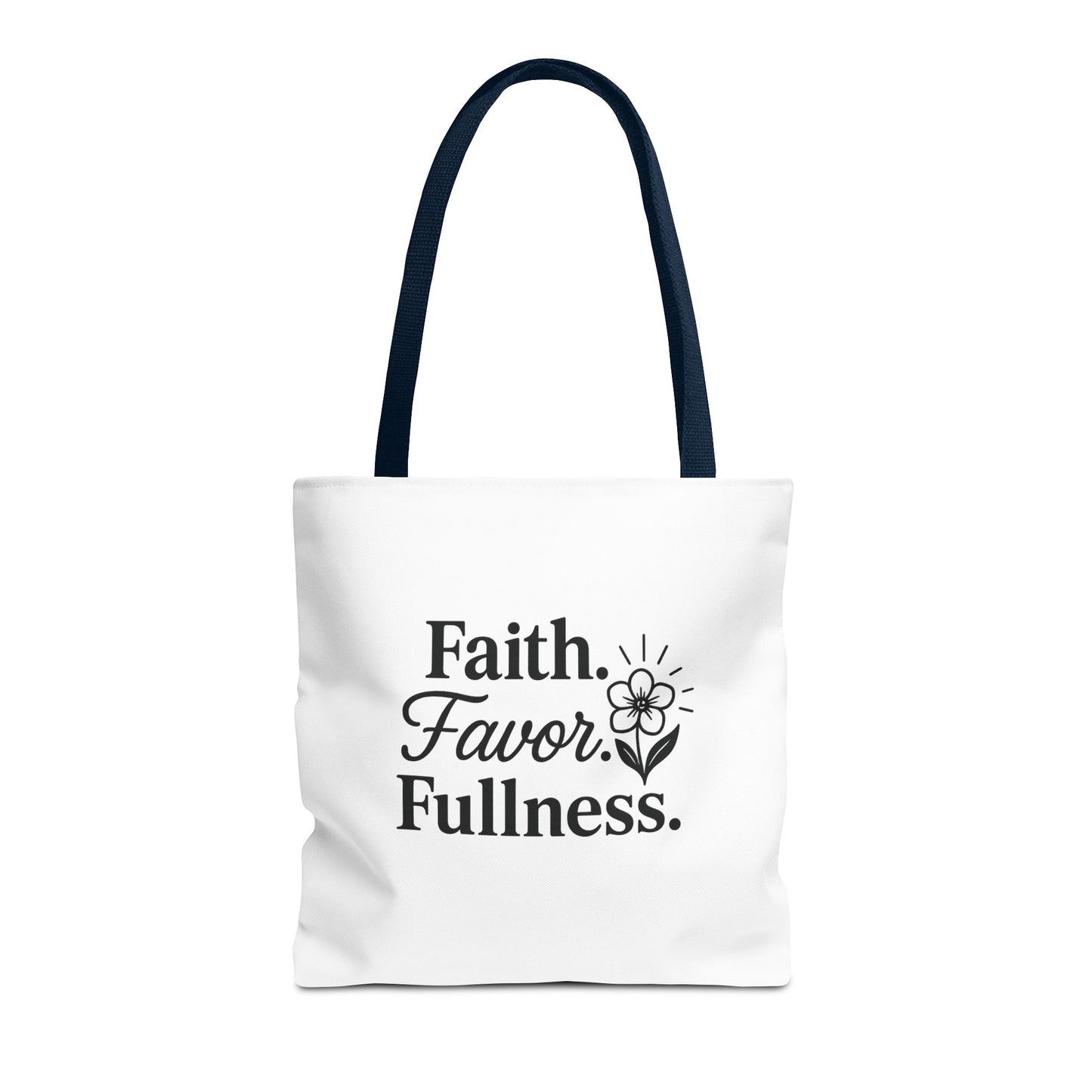 Faith-Inspired Tote Bag for Daily Essentials, Eco-Friendly Shopping Bag, Motivational Quote Tote, Spiritual Gift, Everyday Use