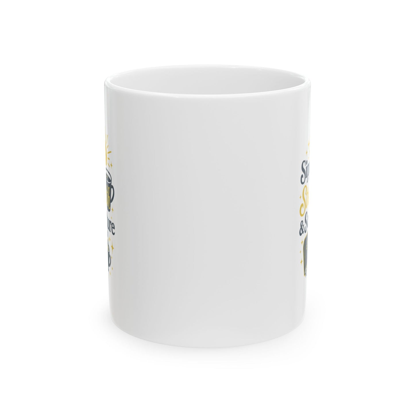 Sippin on Strength & Scripture Coffee Mug - Coffee Lovers Gift, Beverages, Morning Routine, Tea, Birthday, Home Decor