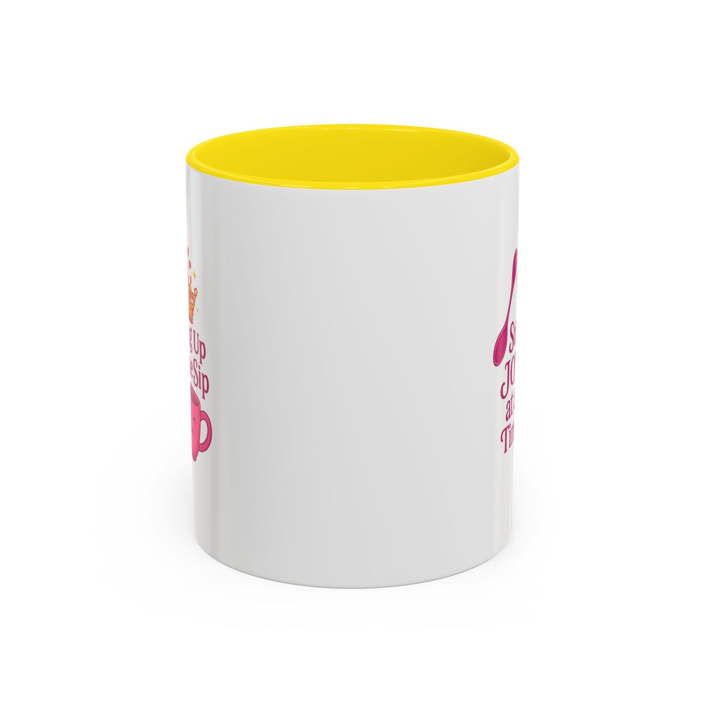 Joyful Accent Coffee Mug - 11/15oz, Colorful Sip Design, Perfect Gift for Coffee Lovers, Birthdays, Holidays, Housewarming