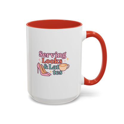 Chic Coffee Mug: Serving Looks & Lattes | Trendy Gift for Coffee Lovers, Fashion Enthusiasts, Housewarming, Birthdays, Mom's Day