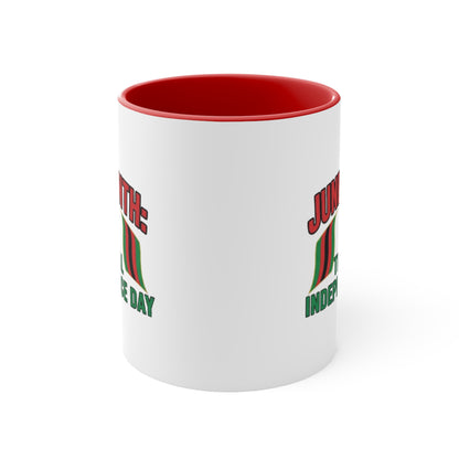 Juneteenth 'The Real Independence Day' Accent Mug
