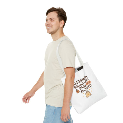 Blessings & Boundaries Tote Bag - Unique AOP Design for Daily Use, Gift for Friends, Travel, Shopping, Eco-Friendly Bag