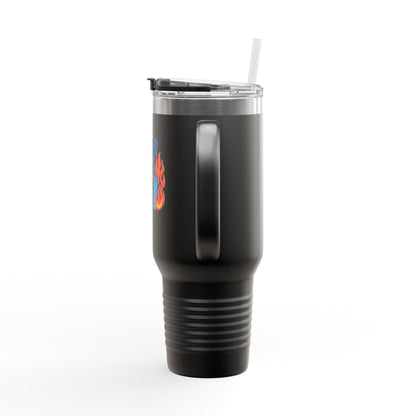 Water First, Repent Later - Insulated Travel Mug - Water First, Repent Later - Perfect for Hydration on the Go, Gifts for Adventurers, Road Trips, Outdoor Camps