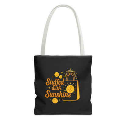 Sunshine Tote Bag Brighten Your Day  Reusable Shopping Bag  Beach Tote  Gift Idea for Friends  Summer Essentials