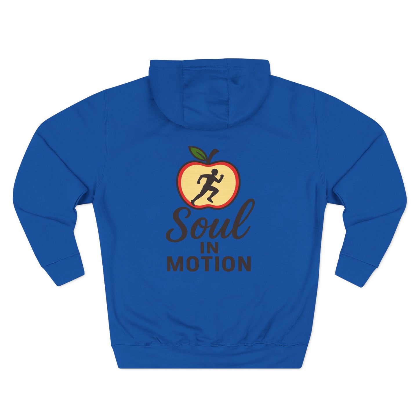 Soul in Motion Fleece Hoodie - Cozy Inspirational Pullover, Fitness Gift, Motivational Apparel, Gym Hoodie, Perfect for Active Lifestyles
