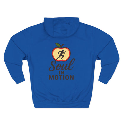 Soul in Motion Fleece Hoodie - Cozy Inspirational Pullover, Fitness Gift, Motivational Apparel, Gym Hoodie, Perfect for Active Lifestyles