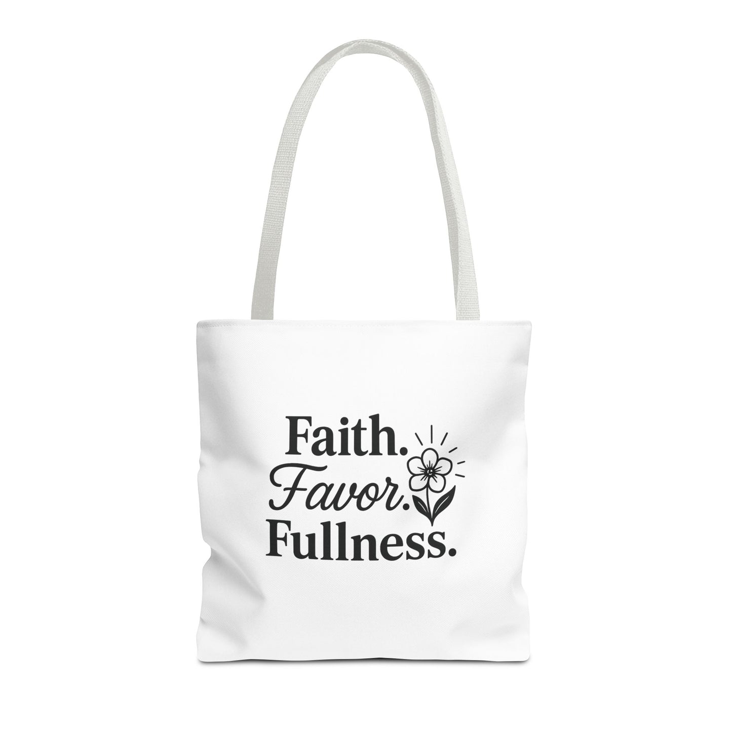 Faith-Inspired Tote Bag for Daily Essentials, Eco-Friendly Shopping Bag, Motivational Quote Tote, Spiritual Gift, Everyday Use