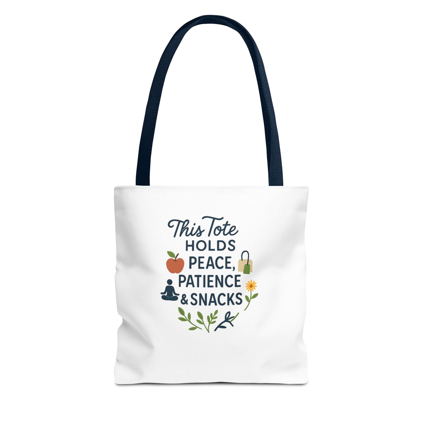 Peace & Patience Inspirational Tote Bag