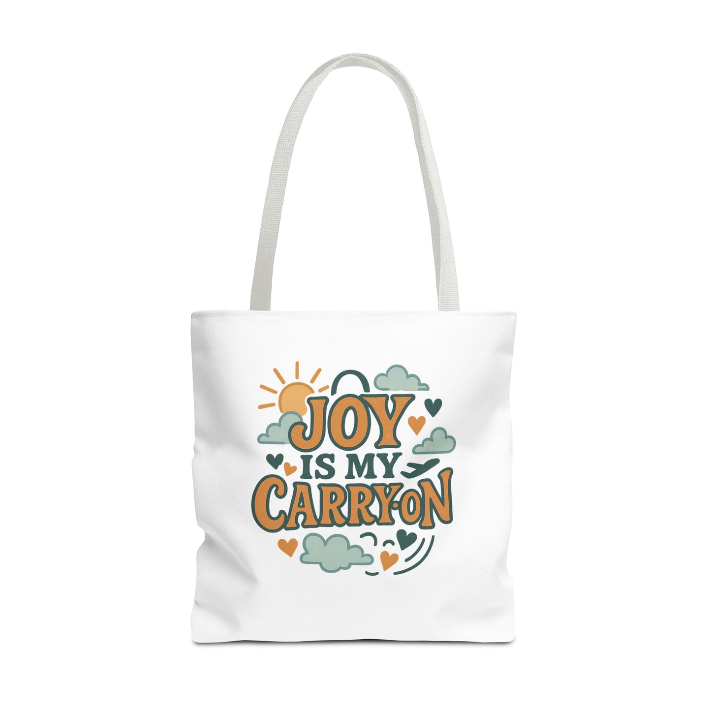 Joyful Carryall Tote Bag | Eco-Friendly Shopper | Perfect for Gifts, Organizing, Travel, Beach Days, and Everyday Errands