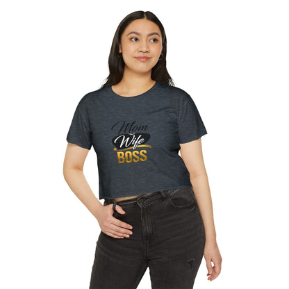 Mom Wife Boss Unisex Tee