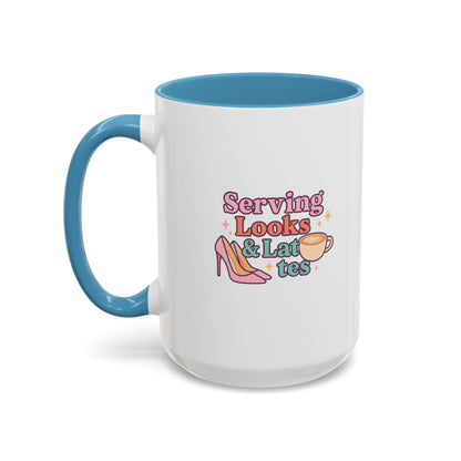 Chic Coffee Mug: Serving Looks & Lattes | Trendy Gift for Coffee Lovers, Fashion Enthusiasts, Housewarming, Birthdays, Mom's Day