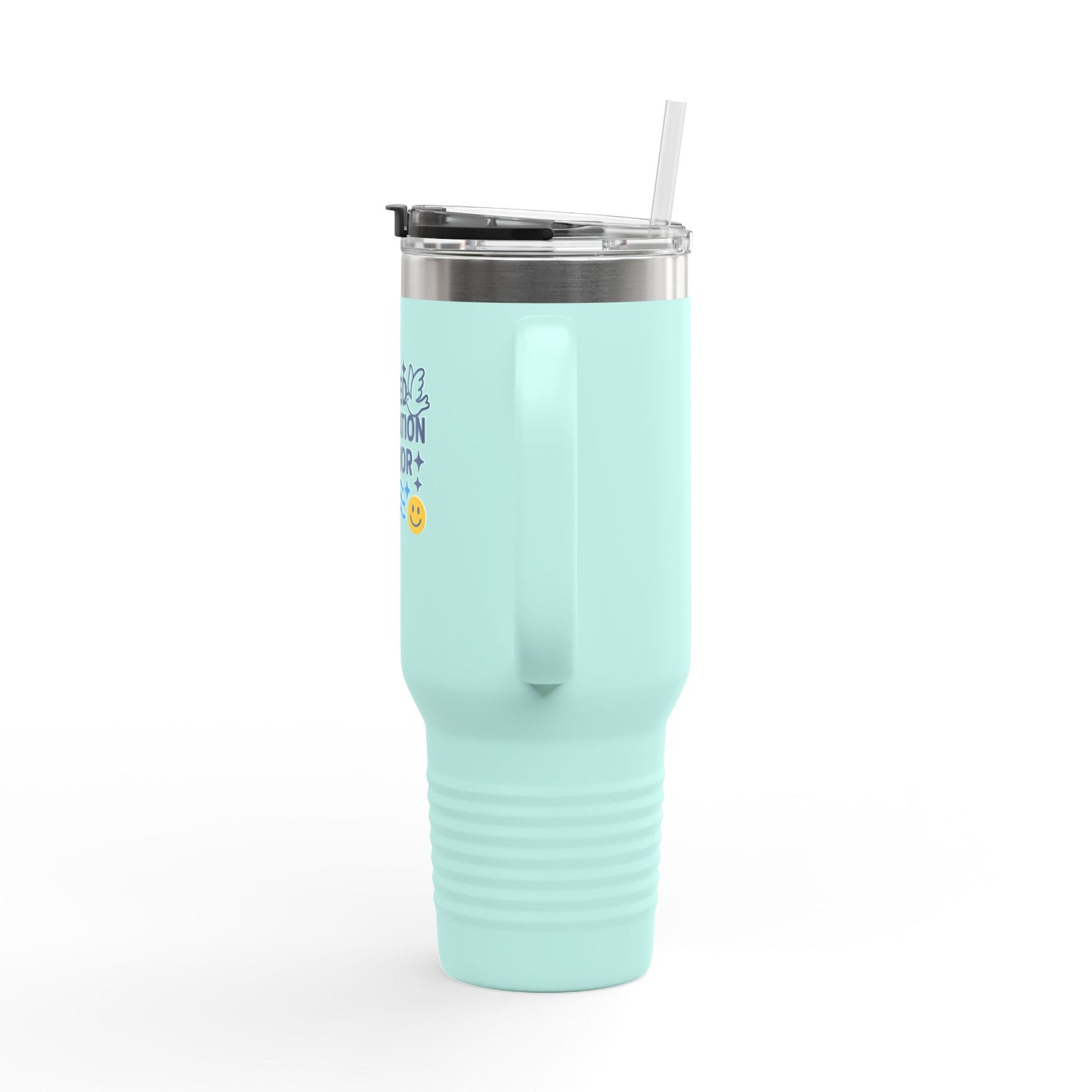 Baptized in Hydration Travel Mug | Insulated 40oz Cup for Water Lovers | Perfect Gift for Hydration Enthusiasts, Travel, Funny Humor