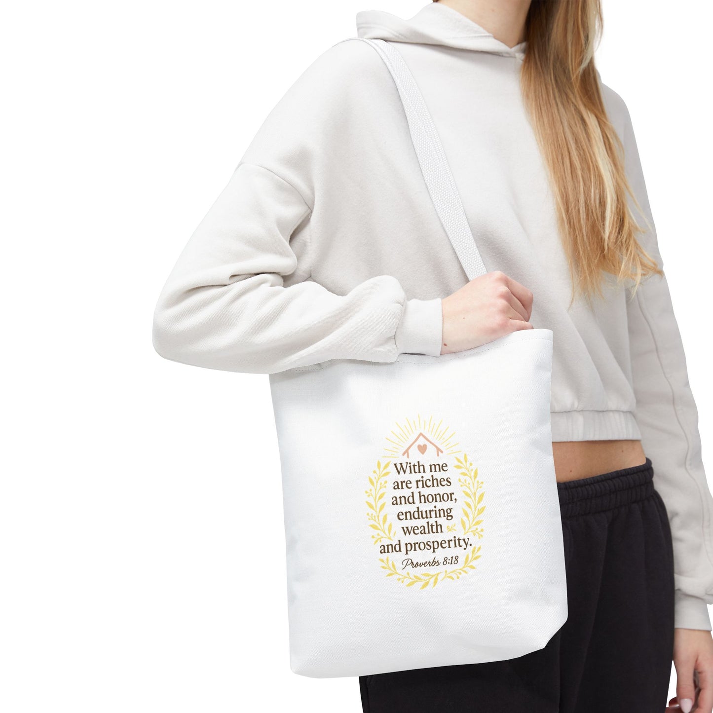 Prosperity Bible Verse Tote Bag