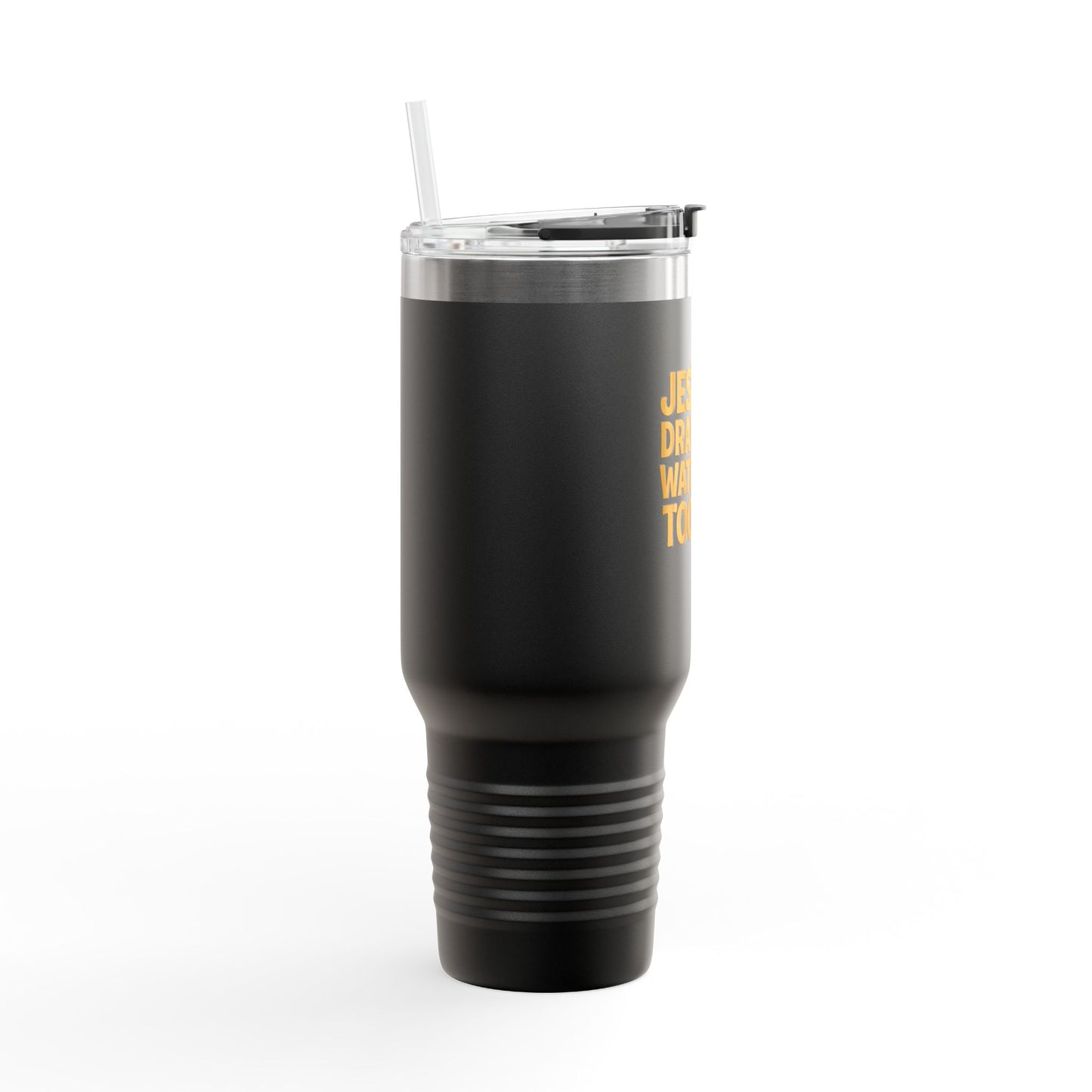 Jesus Drank Water - Fun Insulated Travel Mug, Jesus Drank Water Too, 40oz Coffee Tumbler, Perfect for Gifts, Inspirational Travel Cup, Bible Verse Drinkware