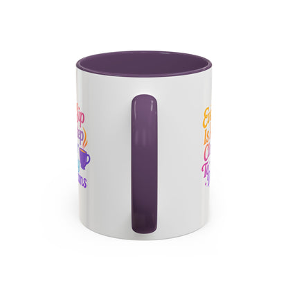 Motivational Coffee Mug, Every Sip Is A Step Closer To My Dreams, Inspirational Gift, Office Mugs, Dream Chaser, Colorful Drinkware