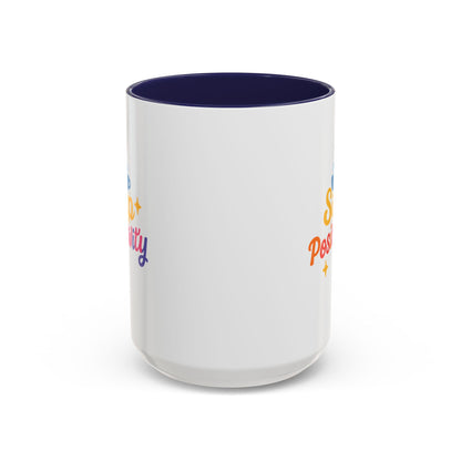 Sip Positivity Accent Coffee Mug (11, 15oz)