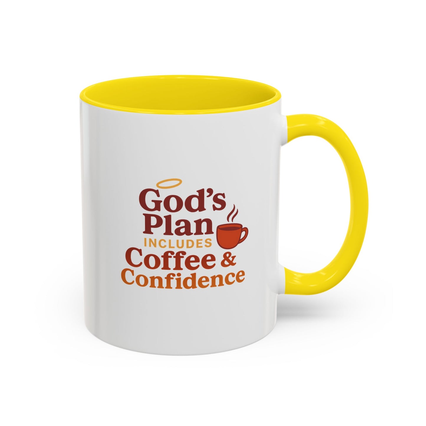 God's Plan Coffee Mug - Inspirational Gift for Coffee Lovers, Unique Christian Mug, Motivational Kitchen Decor, Coffee & Confidence