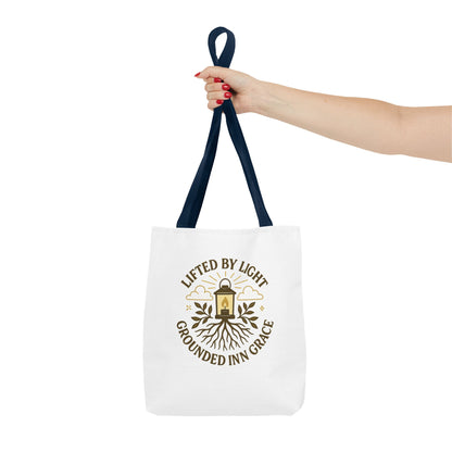 Grounded by Grace Tote Bag, Inspirational Gift, Eco-Friendly Shopping Tote, Spiritual Tote, Unique Artwork, Motivational Bag, Everyday [...]
