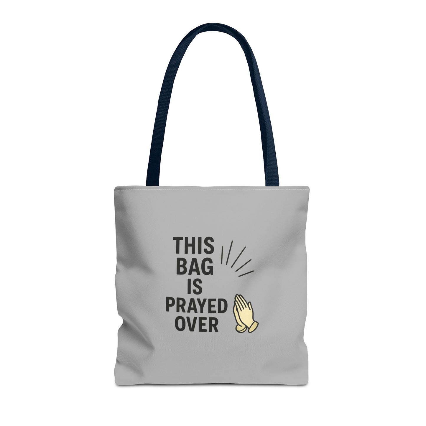 Prayed Over Tote Bag, Spiritual Gift, Christian Tote, Faith Bag, Church Accessory, Inspirational Shopper