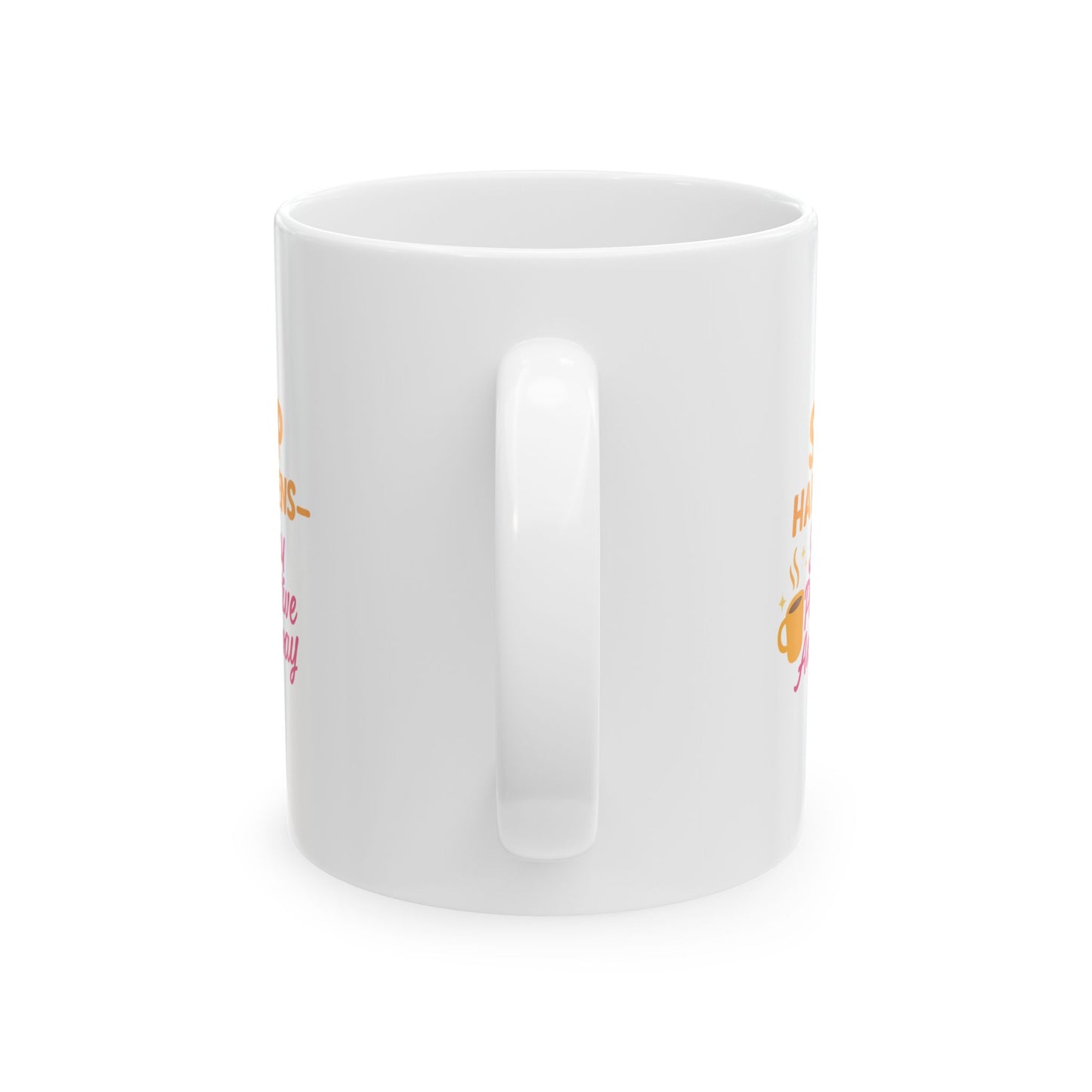 Whimsical Floral Ceramic Mug, Cute Coffee Cup for Garden Lovers, Gift for Mother's Day, Birthday, Tea Time, Home Decor