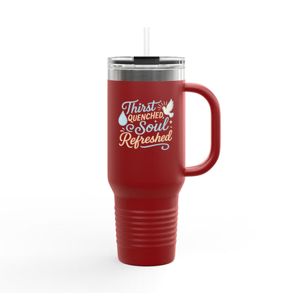 Thirst Quencher Insulated Travel Mug - 40oz, Perfect for On-the-Go Hydration, Great Gift for Coffee Lovers, Road Trips, Outdoor [...]