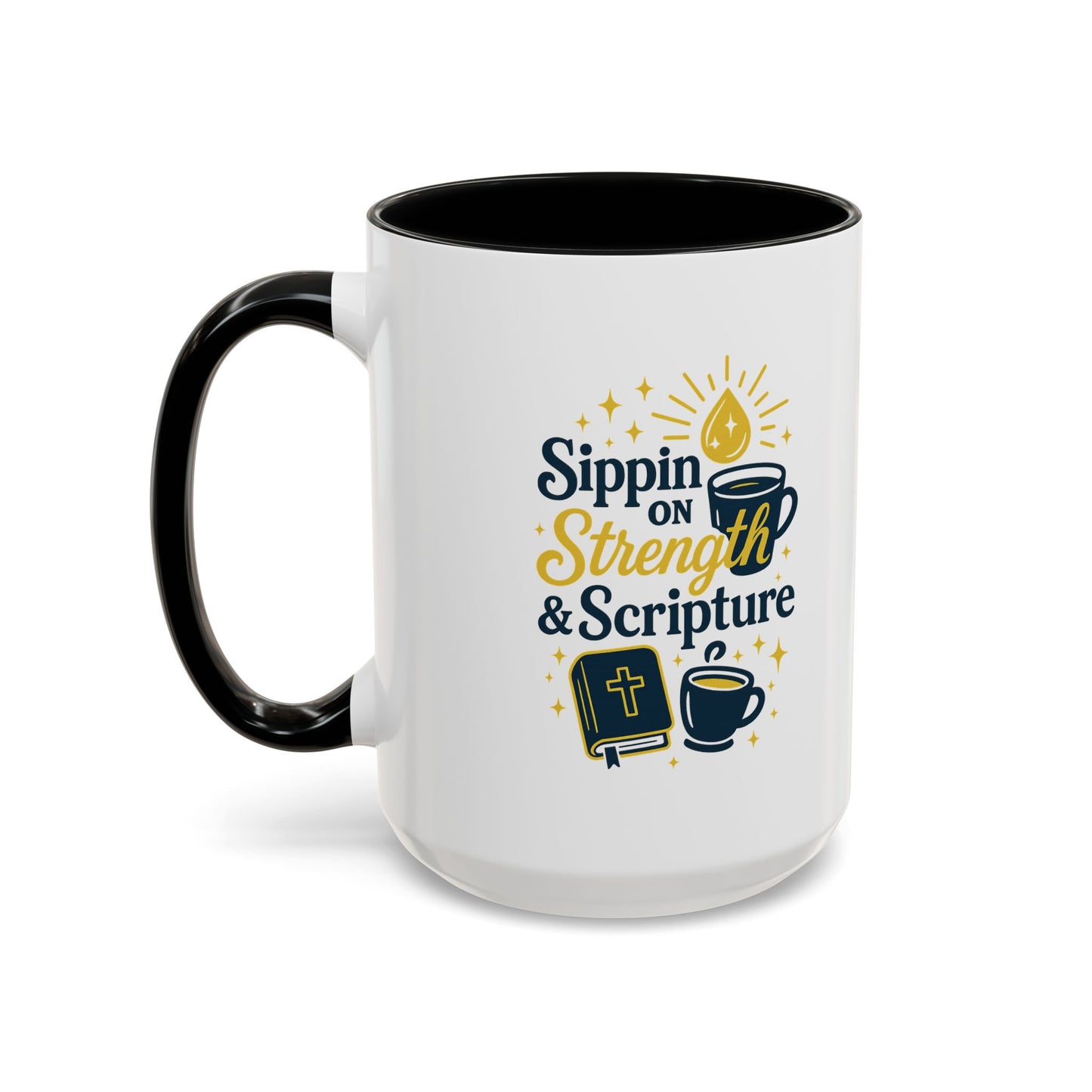 Inspirational Coffee Mug for Faith and Motivation, Perfect Gift for Christians, Scripture Quotes Mug, Cozy Beverage Companion, [...]