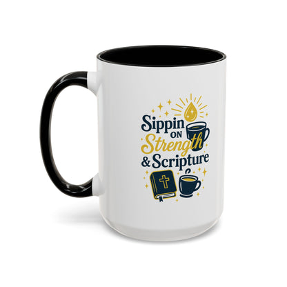 Inspirational Coffee Mug for Faith and Motivation, Perfect Gift for Christians, Scripture Quotes Mug, Cozy Beverage Companion, [...]