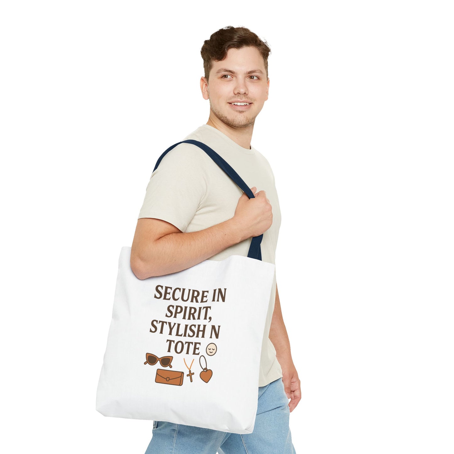 Stylish Tote Bag with Inspirational Quote | Eco-Friendly, Reusable, Perfect for Shopping, Gifts, and Everyday Use
