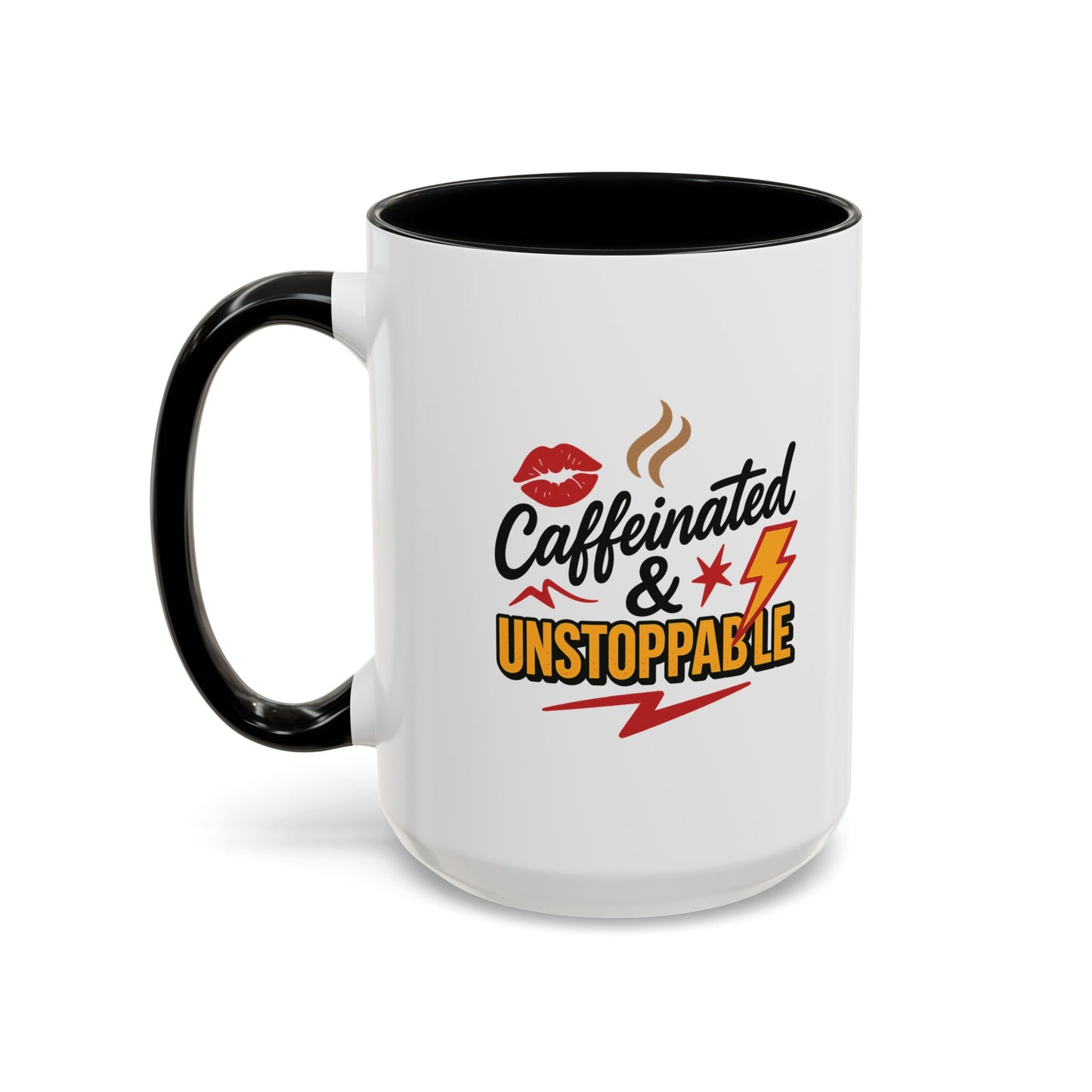 Caffeinated & Unstoppable Coffee Mug - Fun Gift for Coffee Lovers, Cute Office Decor, Motivational Drinkware, Perfect for Birthdays, [...]