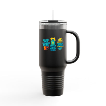 Insulated Travel Mug with Fun Designs, 40oz Water Bottle, Stylish Thermal Cup, Unique Drinkware for Outdoor Adventures, Perfect Gift [...]