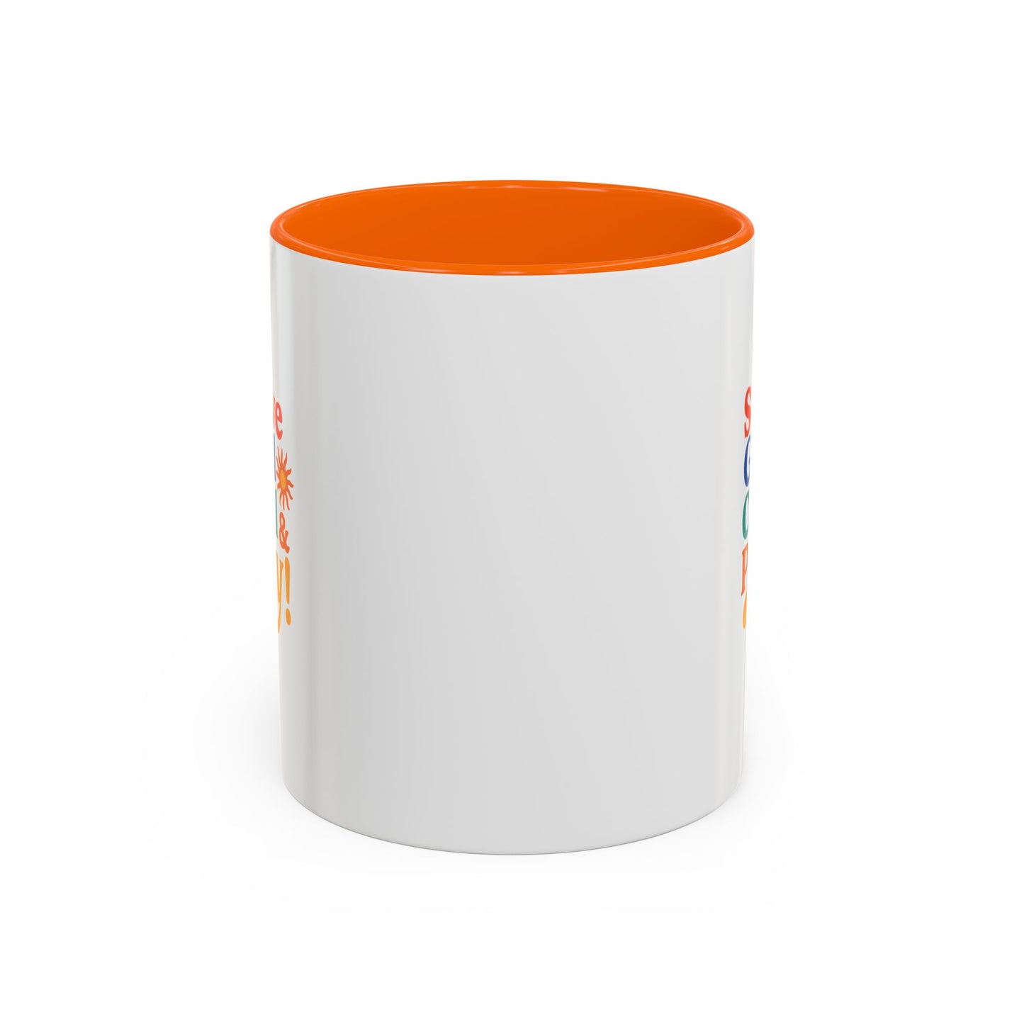 Serve God, Chill & Pray Accent Coffee Mug (11, 15oz)