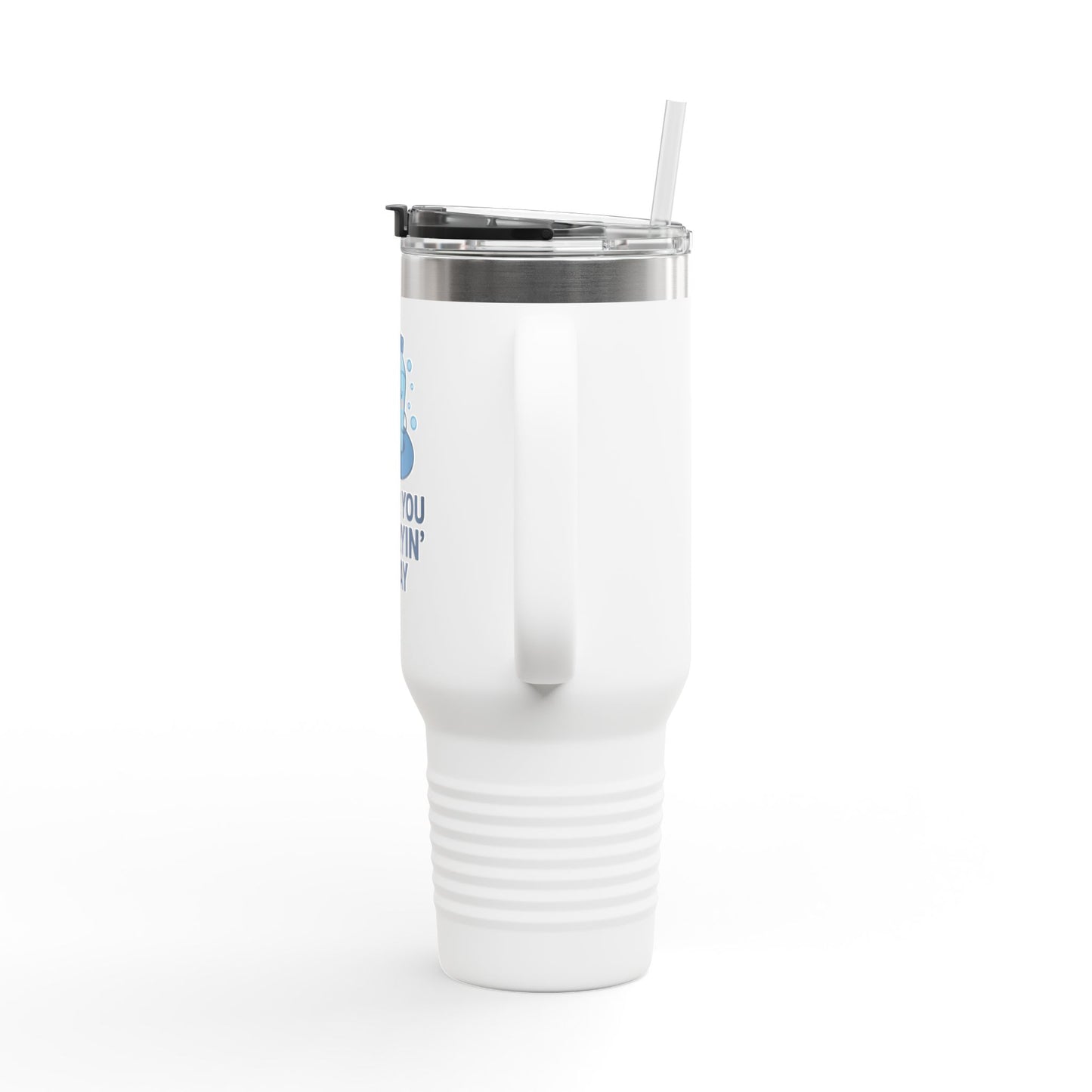 Water Fun Insulated Travel Mug, 40oz – Perfect for Water Lovers, Great for Travel, Gifts, Outdoor Adventures, Coffee & Tea