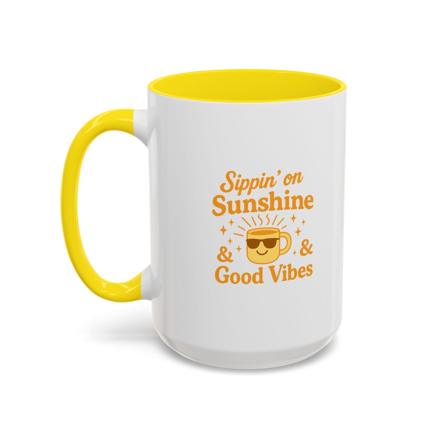 Sipping on Sunshine Coffee Mug - Brighten Your Morning Routine