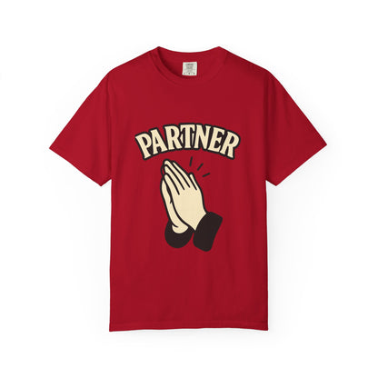 Partner Graphic Tee, Unisex T-Shirt, Couples Gift, Relationship Apparel, Casual Streetwear, Cute Partner Shirt