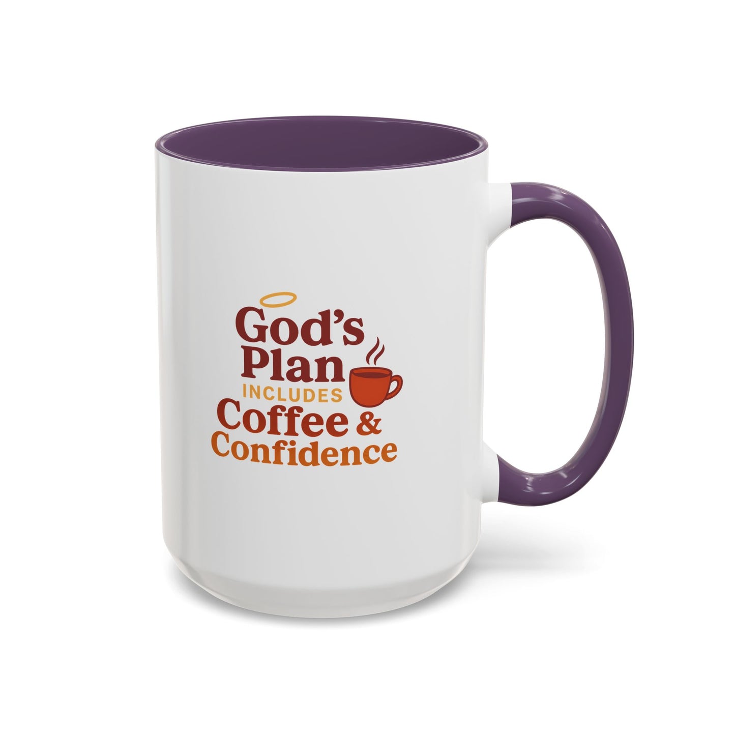 God's Plan Coffee Mug - Inspirational Gift for Coffee Lovers, Unique Christian Mug, Motivational Kitchen Decor, Coffee & Confidence