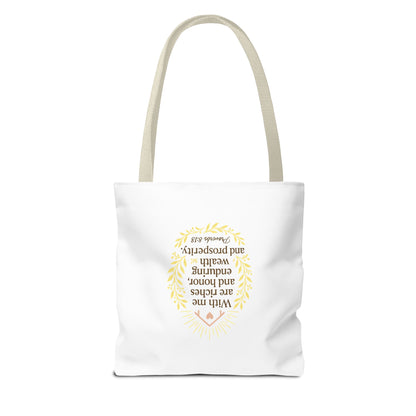 Prosperity Bible Verse Tote Bag