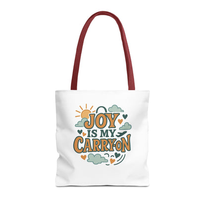 Joyful Carryall Tote Bag | Eco-Friendly Shopper | Perfect for Gifts, Organizing, Travel, Beach Days, and Everyday Errands