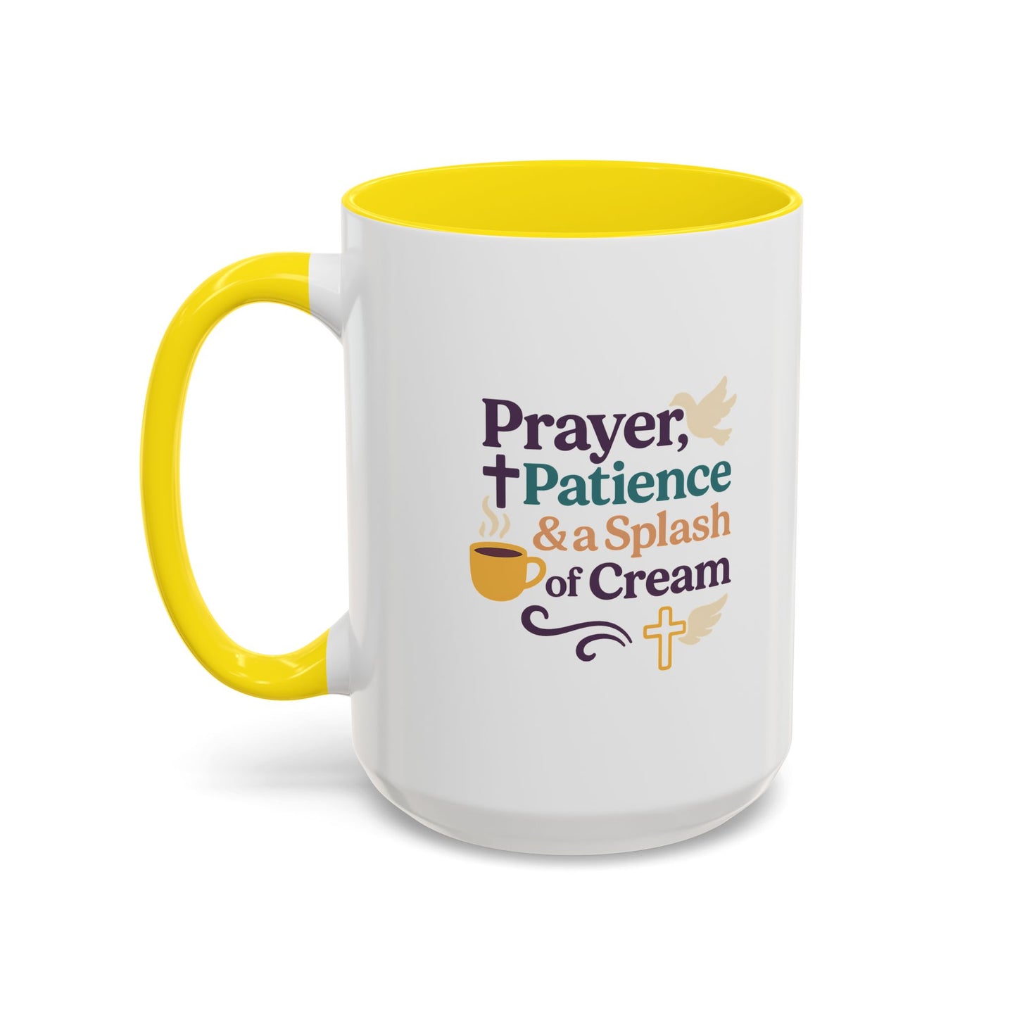 Faith-Inspired Coffee Mug - Perfect Gift for Friends and Family, Prayer Mug, Inspirational Drinkware, Christian Gift, Cute Desk Accessory
