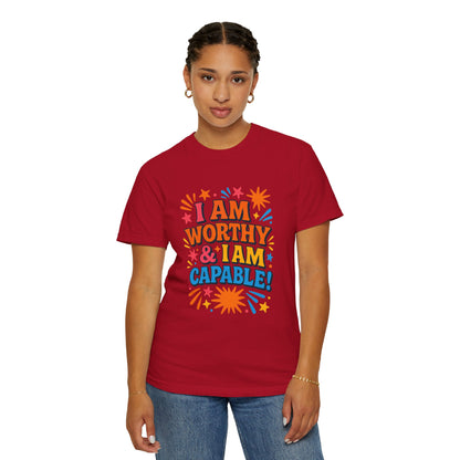 Empowering Quotes Self-Love Garment-Dyed T-Shirt