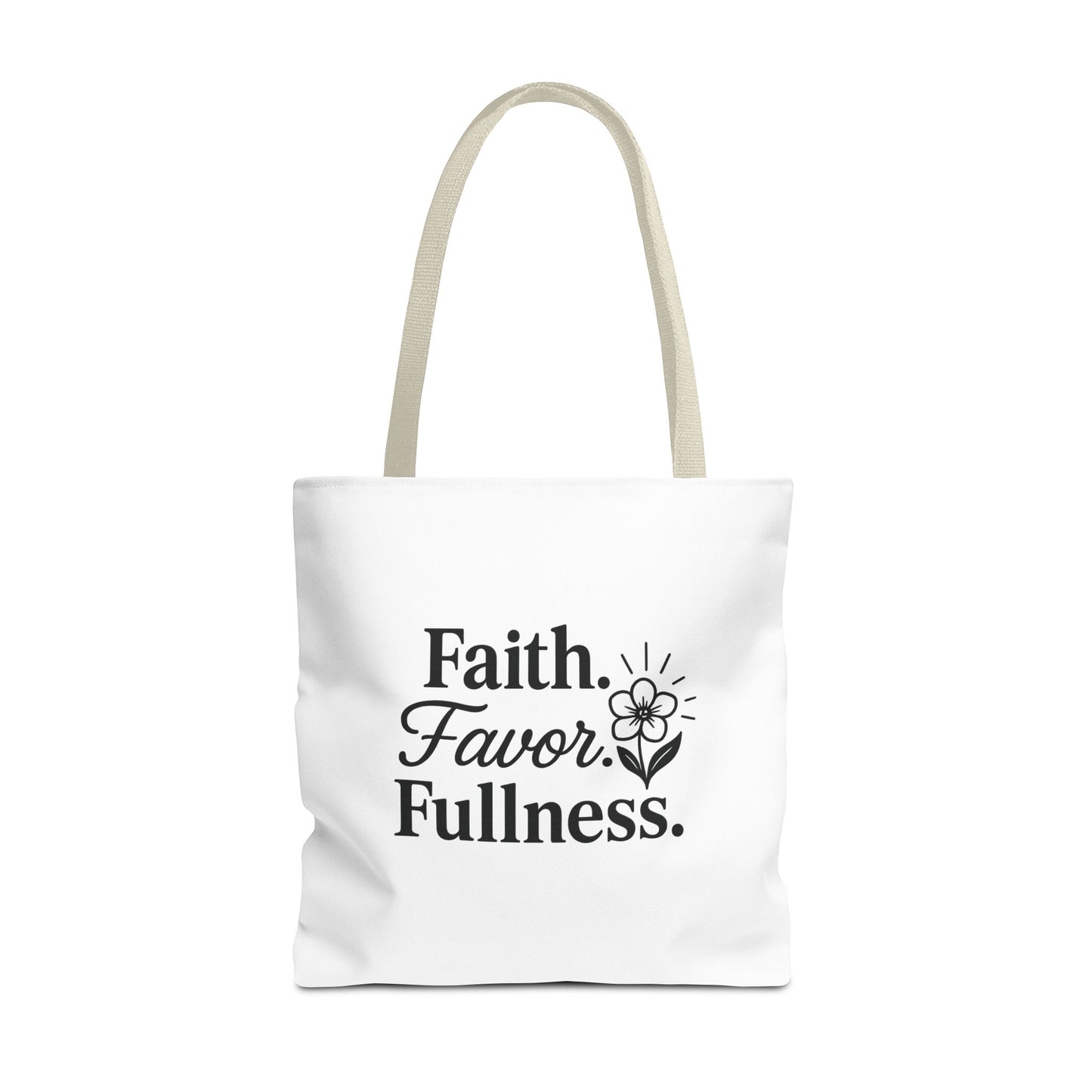 Faith-Inspired Tote Bag for Daily Essentials, Eco-Friendly Shopping Bag, Motivational Quote Tote, Spiritual Gift, Everyday Use