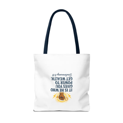 Affirmation Art Bible Verse Tote Bag