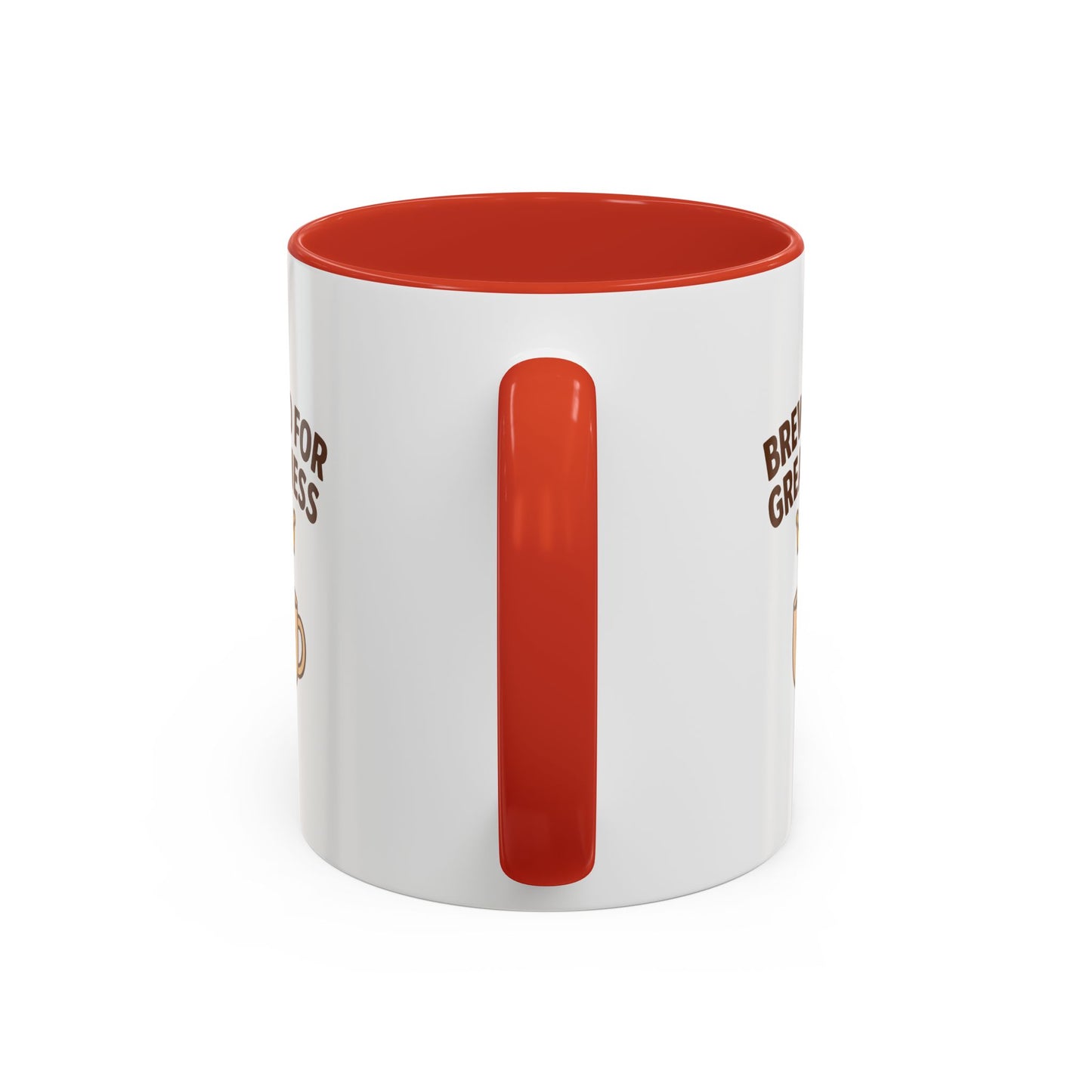 Brewed for Greatness Coffee Mug | Fun Drinking Mug, Gift for Coffee Lovers, Motivational Mug, Accent Mug for Home or Office