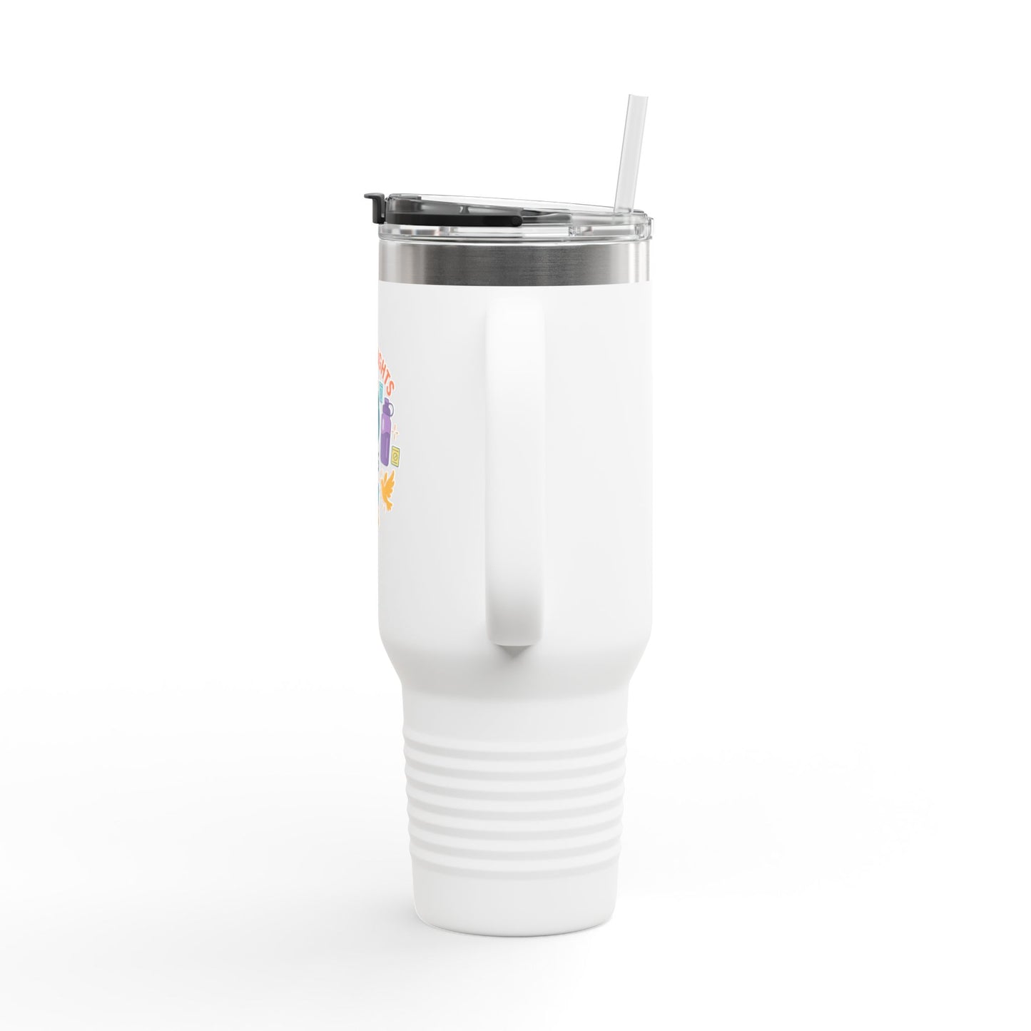 Catch Flights Travel Mug, 40oz Insulated Coffee Cup for Travelers, Unique Gift for Adventurers, Eco-Friendly Reusable Tumbler