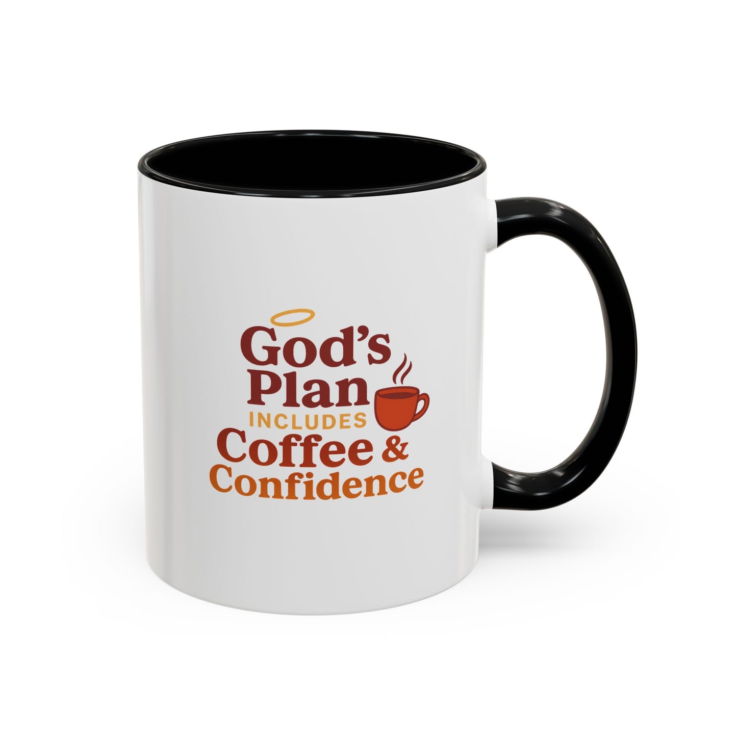 God's Plan Coffee Mug - Inspirational Gift for Coffee Lovers, Unique Christian Mug, Motivational Kitchen Decor, Coffee & Confidence